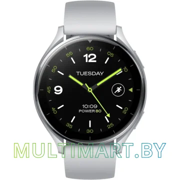 Смарт-часы Xiaomi Watch 2 (серебристый/серый, международная версия)